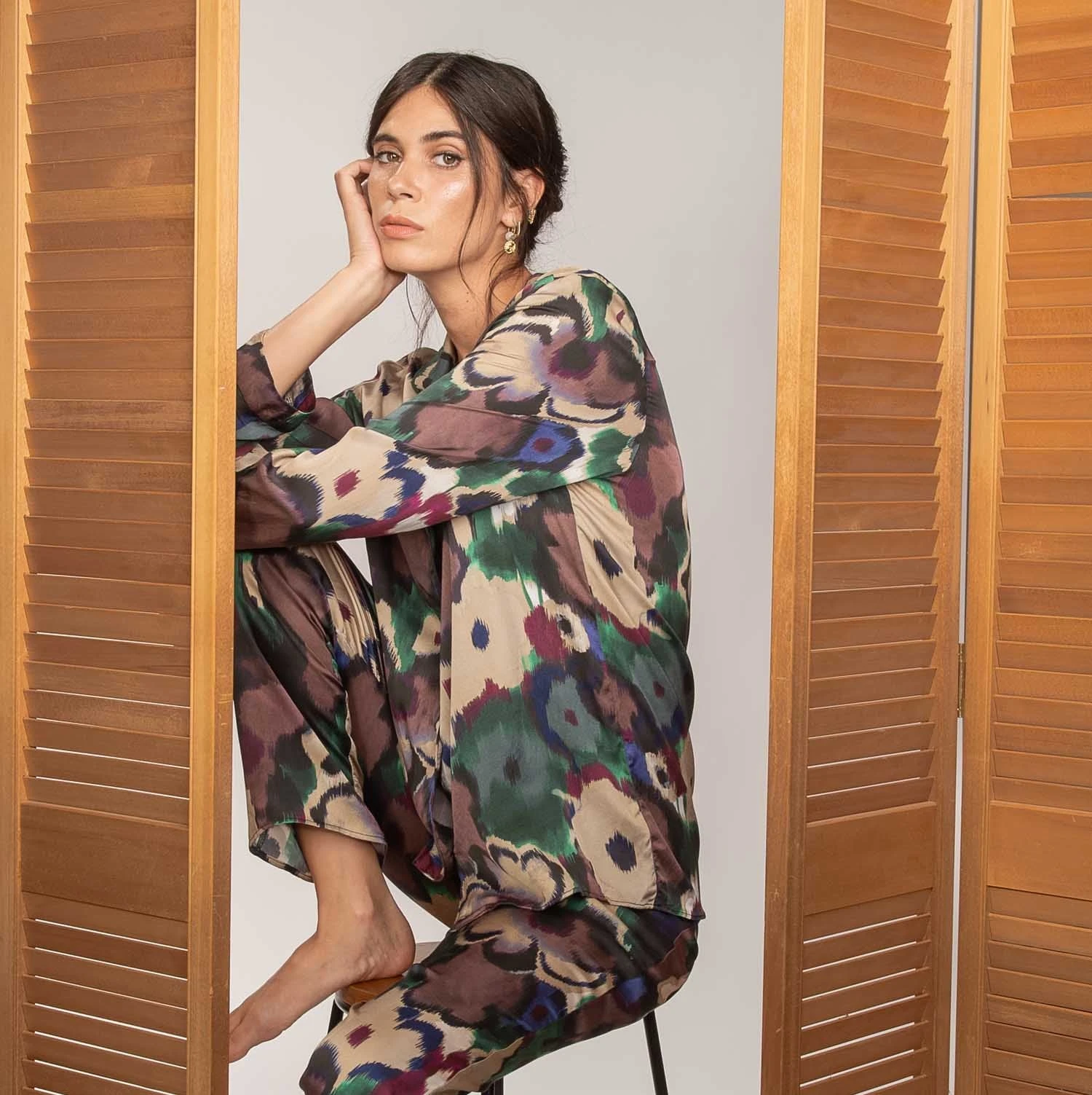 Maison Lejaby Nufit Garden Pyjama Jacket 4 Maison Lejaby Nufit Garden Pyjama Jacket - Image 2