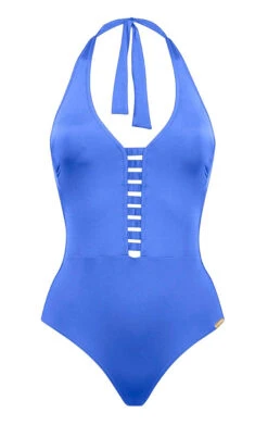 Watercult Shimmering Solids Padded Halter Swimsuit -Maison SL Store 053 8160 506