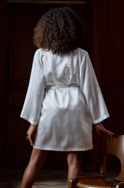 Marjolaine Baccarat Silk Short Robe -Maison SL Store 10 2ecc004f 66d3 4cf4 bdb3 827008a96fb4