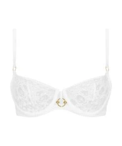 Aubade Illusion Fauve Half Cup Bra -Maison SL Store 1AF14 WHIT 1