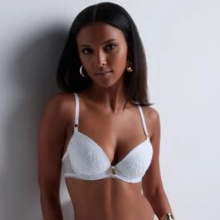 Aubade Illusion Fauve Padded Plunge Bra