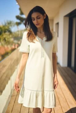 Feraud Romantic Cotton Nightdress -Maison SL Store 202304 FERAUD FS24 17935 985b41af 7812 4a97 bb67 8ffca7041723