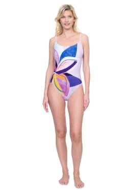 Gottex Paradiso Thin Strap One Piece Swimsuit 15 Gottex Paradiso Thin Strap One Piece Swimsuit -Maison SL Store 25PA134 080 F