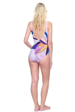 Gottex Paradiso Square Neck One Piece Swimsuit 8 Gottex Paradiso Square Neck One Piece Swimsuit -Maison SL Store 25PA173 080 B