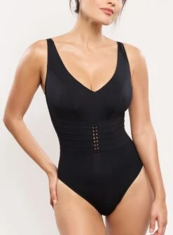 Empreinte Mood One Piece Plunge Swimsuit -Maison SL Store 25 MOO TZ 2531 F