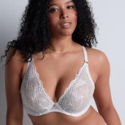 Aubade Ethnic Vibes Wired Plunge Bra -Maison SL Store 2BF12 PEAL gt 2