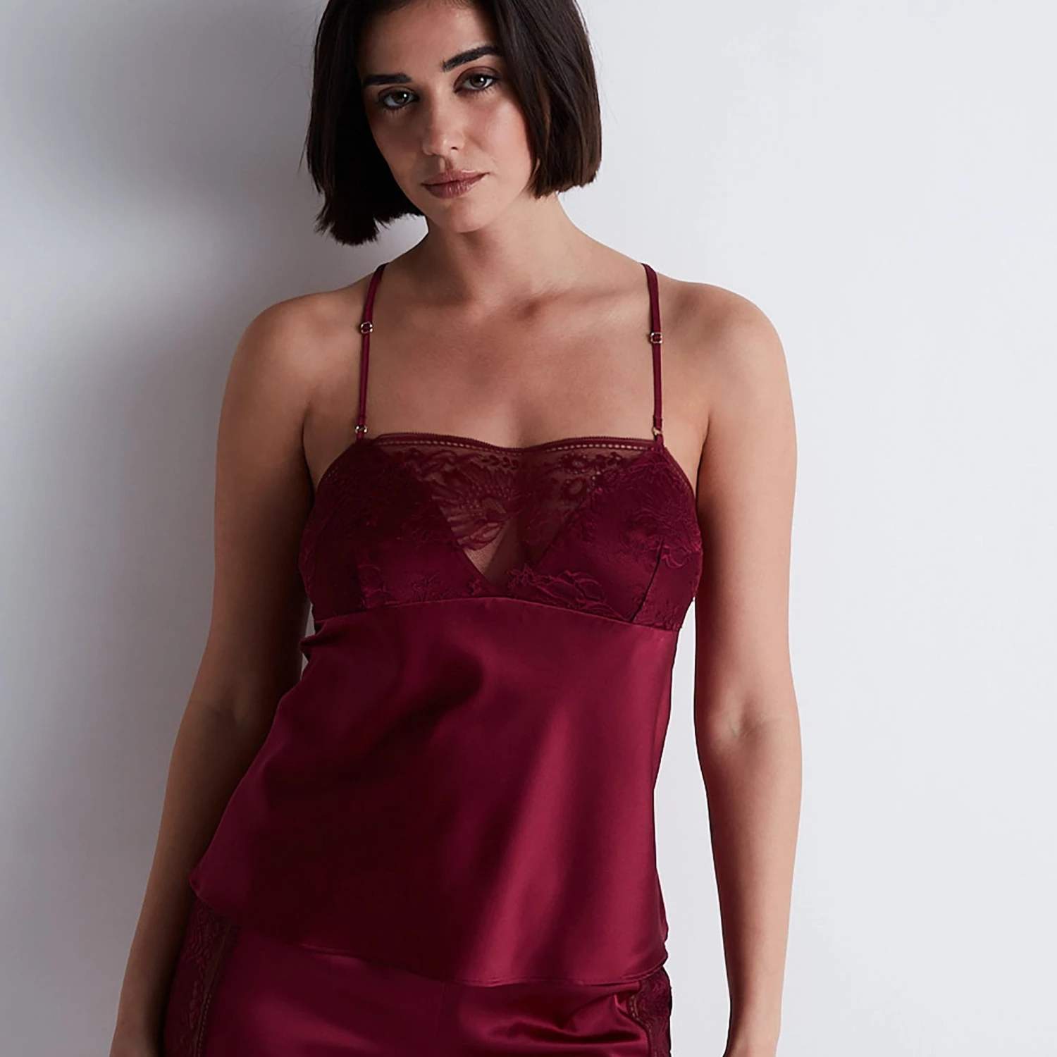 Aubade Midnight Whisper Silk Camisole 4 Aubade Midnight Whisper Silk Camisole - Image 2