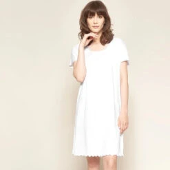 Feraud NOS Cotton Short Nightdress With Sleeve