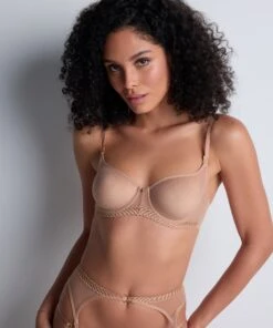 Aubade Sheer Emotion Wired Half Cup Bra -Maison SL Store 4MF14 SANN 2