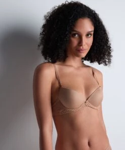 Aubade Sheer Emotion Plunge Padded T-Shirt Bra -Maison SL Store 4MN08 SANN 2
