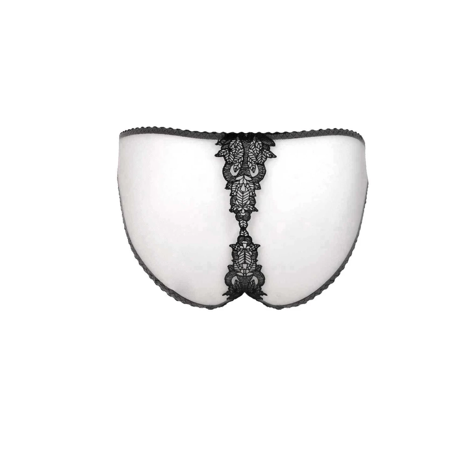 Fleur Of England Onyx Lace Brief 5 Fleur Of England Onyx Lace Brief - Image 3