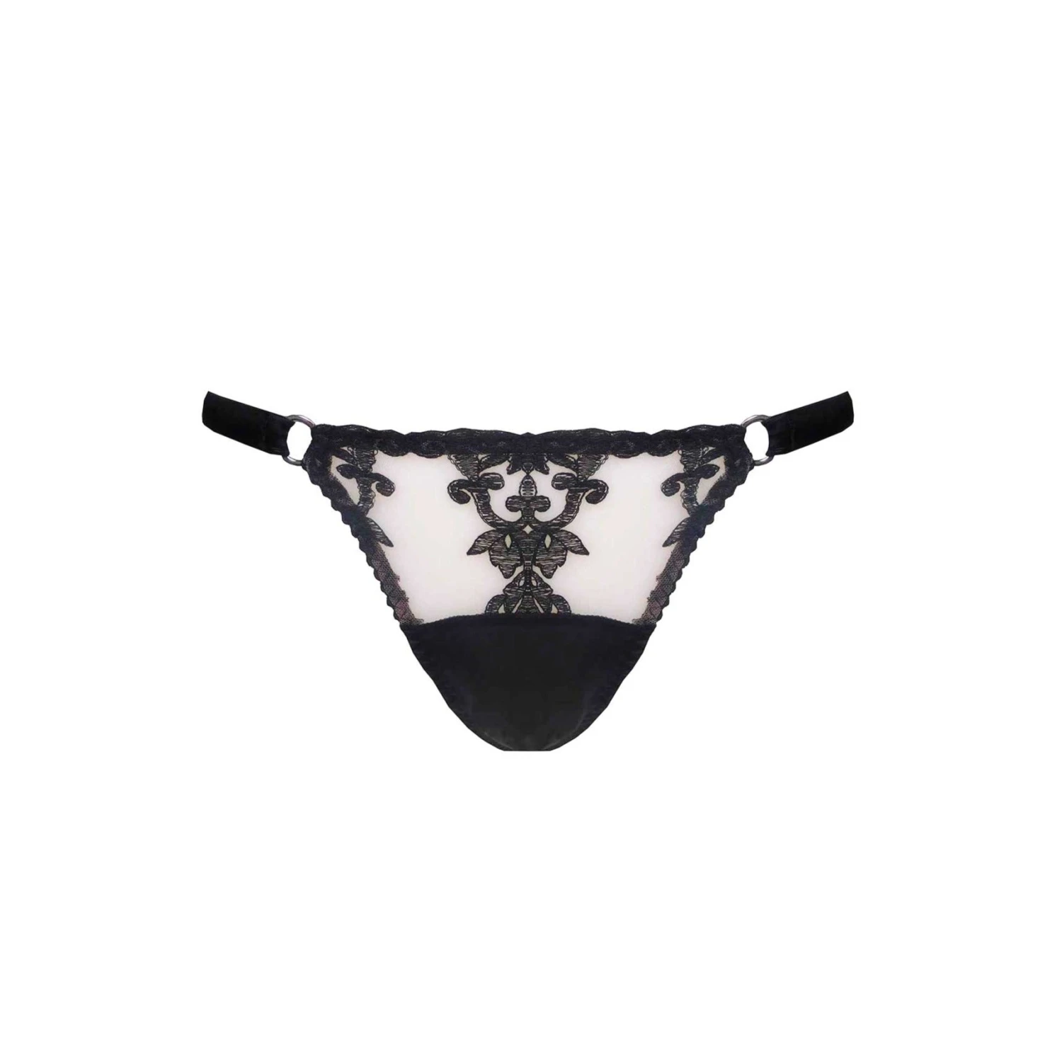 Fleur Of England Onyx Thong 3 Fleur Of England Onyx Thong