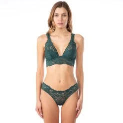Valery Altea Padded Lace Plunge Bra -Maison SL Store ATLRG05 BL12 FR
