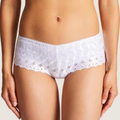 Aubade Bahia Cotton Shorts -Maison SL Store AUBADE BAHIA COTTON SHORT WHITE LINGERIE
