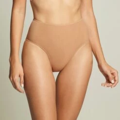 I.D.Sarrieri Gia Tulle Seamless High Briefs -Maison SL Store C43481 C4745 SAND 44c2
