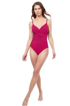 Gottex Profile Tutti Frutti Padded Plunge Swimsuit -Maison SL Store ET242030 610 F