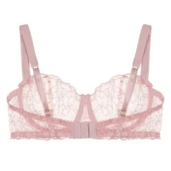 Fleur Of England Maple Balcony Bra -Maison SL Store FT1793 Maple Balcony Bra Powder Pink Back