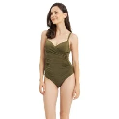 Feraud Padded Plunge Ruched Swimsuit
