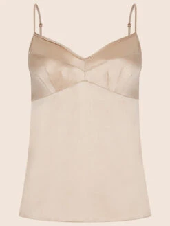 Parasol Rose Grace Silk Camisole Regular -Maison SL Store Grace Cami Skirt Length Nude