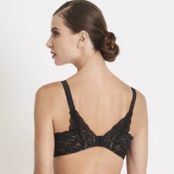 Aubade Rosessence Wired Molded T-Shirt Bra -Maison SL Store HK04 NOIR 3