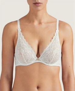 Aubade Rosessence Wired Plunge Bra -Maison SL Store HK12 OPAL 2