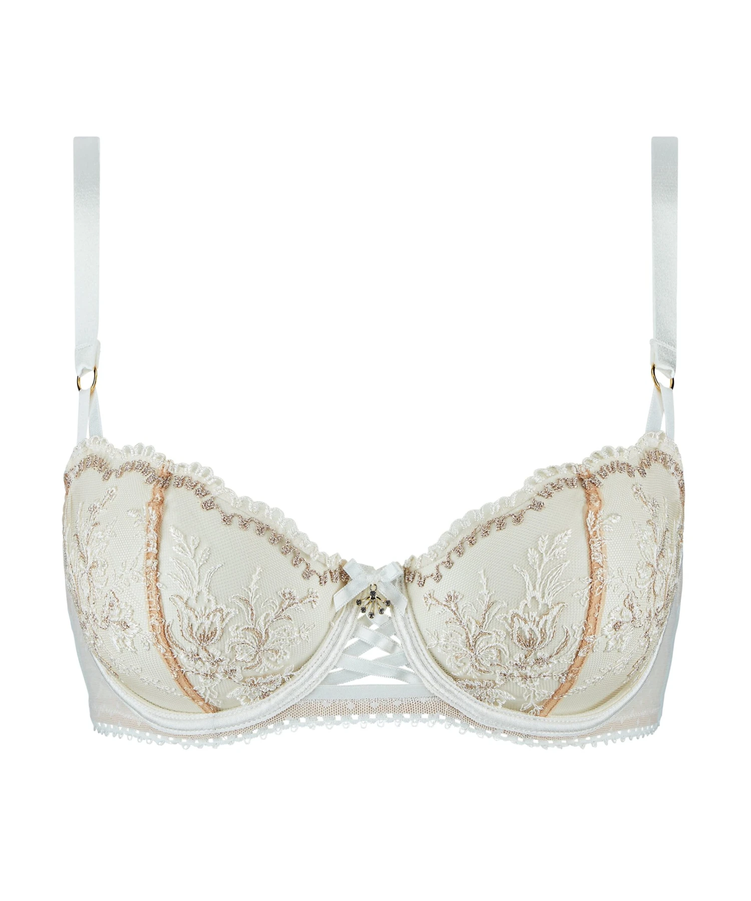 Aubade Tresor Infini Luxury Wired Half Cup Bra 6 Aubade Tresor Infini Luxury Wired Half Cup Bra - Image 4