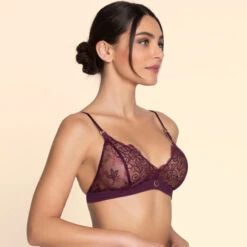 Lise Charmel Artist Luxury Embroidered Wireless Bra -Maison SL Store J28 ACJ6528 ACJ0928 1640 vuesPortees 3 4DEVANT
