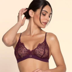 Lise Charmel Artist Luxury Embroidered Wireless Bra -Maison SL Store J28 ACJ6528 ACJ0928 1640 vuesPortees DEVANT