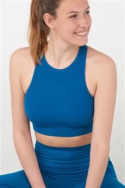 MAISON LEJABY Lejaby Inspire Softy Sports Bra -Maison SL Store MAISON LEJABY INSPIRE ATHLESUREWEAR SPORTS BRA PEACOCK LONDON NOTTING HILL