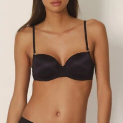 Marie Jo Undertones Padded T-Shirt Balcony Bra 7 Marie Jo Undertones Padded T-Shirt Balcony Bra -Maison SL Store MARIE JO PADDED TSHIRT BALCONY BRA BLACK