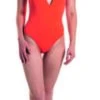 Nicole Olivier Acajou Deep Plunge Swimsuit