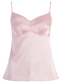 Parasol Rose Grace Silk Camisole Regular -Maison SL Store PINK