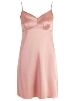 Parasol Rose Grace Silk Slip Chemise -Maison SL Store PR GRACE pink