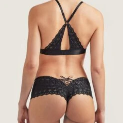 Aubade Bahia Cotton Shorts -Maison SL Store PY70 NOIR 3