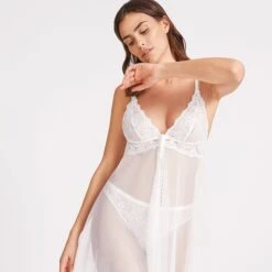 Aubade Pour Toujours Bridal Babydoll 13 Aubade Pour Toujours Bridal Babydoll -Maison SL Store TC42 OPAL 5 1