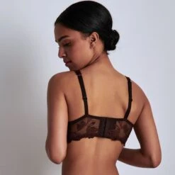 Aubade Softessence Wired Plunge Bra -Maison SL Store TMF12 ESPRESSO 4