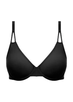 Wacoal Accord Wired Seamless Bra -Maison SL Store WE600409 BLK cut Wacoal Accord Black UW Moulded Non Padded Bra