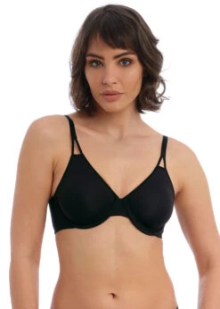 Wacoal Accord Wired Seamless Bra -Maison SL Store WE600409 BLK primary Wacoal Accord Black UW Moulded Non Padded Bra