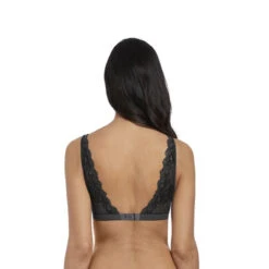 Wacoal Lace Perfection Soft Bra 12 Wacoal Lace Perfection Soft Bra -Maison SL Store Wacoal Lace Perfection Charcoal Bralette GREY
