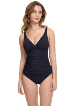 Gottex Profile Tutti Frutti Wired V Neck Swimsuit 9 Gottex Profile Tutti Frutti Wired V Neck Swimsuit -Maison SL Store XTT2089 001 F