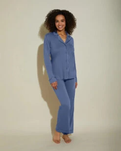 Cosabella Amore Cotton Pyjama Set -Maison SL Store amore cotton pj blue