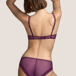 Andres Sarda Ella Luxury Plunge Padded Bra -Maison SL Store andres sarda lingerie padded bra ella 3312516 purple 3 3572662