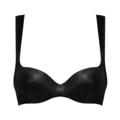 Andres Sarda Bardi Luxury Padded Plunge Bikini Top -Maison SL Store andres sarda swimwear swimwear balcony bikini top bardi 3411616 black 0 3567012
