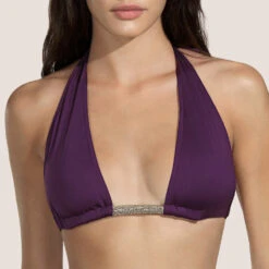Andres Sarda Rinko Luxury Triangle Bikini Set -Maison SL Store andres sarda swimwear swimwear triangle bikini top rinko 3412519 purple 0 3577688