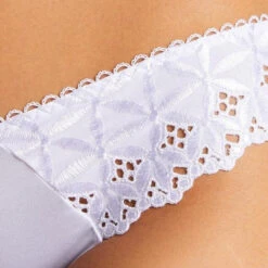 Aubade Bahia Cotton Seamless Briefs -Maison SL Store aubade bahia cotton seamless briefs white