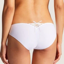 Aubade Bahia Cotton Seamless Briefs -Maison SL Store aubade bahia cotton seamless briefs white notting hill