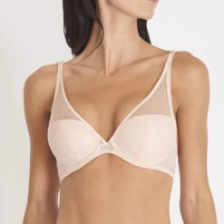Aubade Nudessence Plunge Bra -Maison SL Store aubade nudessence plunge bra nude