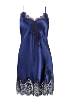 Aubade Toi Mon Amour Bridal Silk And Lace Short Nightdress -Maison SL Store aubade toi mon amour marine nightie p1073 10052 image