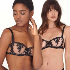 Fleur Of England Onyx Wired Balcony Bra -Maison SL Store bbe668a2 512c 47c2 b058 0c6b3e5af8c2