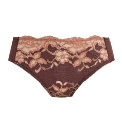 Wacoal Florilege Seamless Briefs -Maison SL Store cut Wacoal Lingerie Florilege Chocolate Burlwood Brief